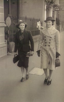 Dorothy and friend off to work in the city